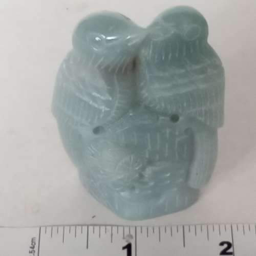 清理存貨買一送一。翡翠A玉相思雀擺件，原價每件680元現兩件共售680元。no.B9.9.24