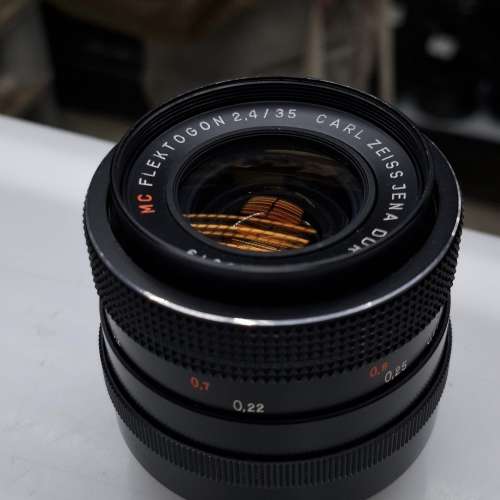 CARL ZEISS JENA DDR FLEKTOGON 35MM F2.4 MC M42 MOUNT