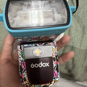 接近全新齊盒godox v860iii f fuji x mount