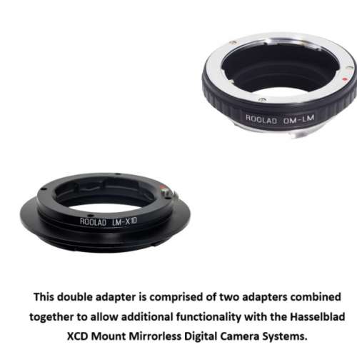 Olympus Zuiko (OM) 35mm SLR Lens And Leica M To Hasselblad XCD 組合接環