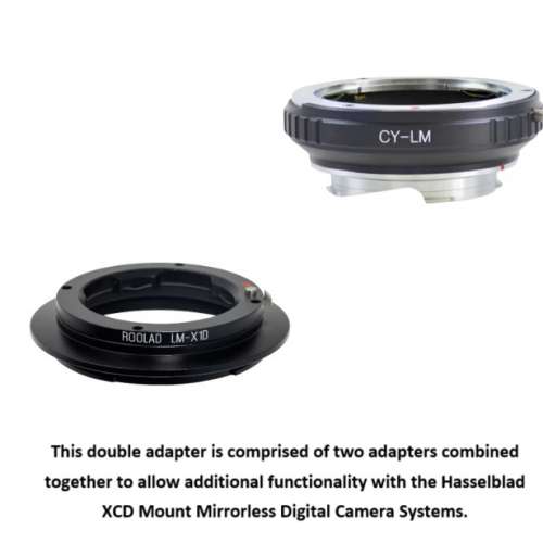 Contax / Yashica (CY) SLR Lens And Leica M Lens To Hasselblad XCD 組合接環