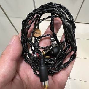 個人閒置PW audio limited edition mmcx,4.4mm，頭耳機升級線