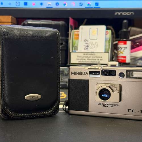 勁新靜 機仔 MINOLTA TC-1 + 原裝套