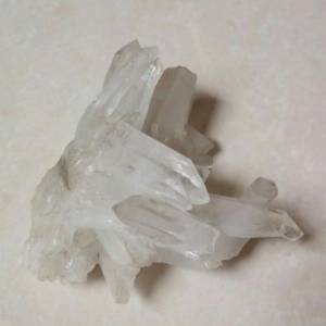 白水晶簇