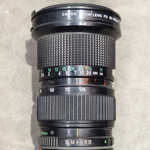 Canon 35-105/3.5 Macro FD 瑕疵鏡