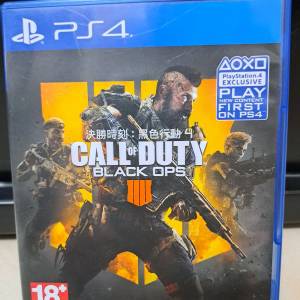 PS4(PS5兼容) Call of Duty Black OPS 4(IIII) 遊戲光碟