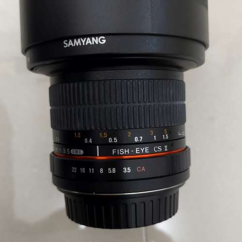 Samyang 8mm f/3.5 Fish Eeye CS II