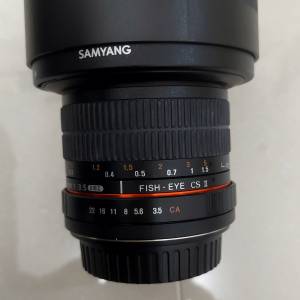 Samyang 8mm f/3.5 Fish Eeye CS II