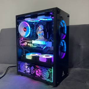 第 10代 Intel® ™ i7處理器 水冷RGB電競電腦主機 ，高配16G 記憶體，電打各種電腦...