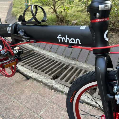 FNHON KA1609 9速 中空餅 16吋 鋁合金 折叠車 送水架前後蛙燈叮叮