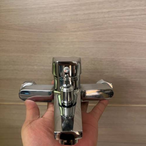 高級三聯冷熱淋浴水龍頭