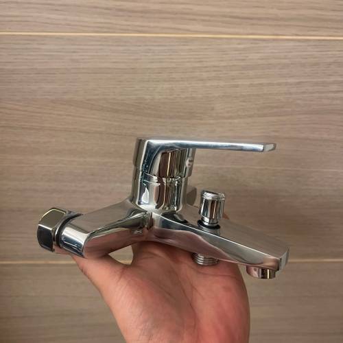 高級三聯冷熱淋浴水龍頭