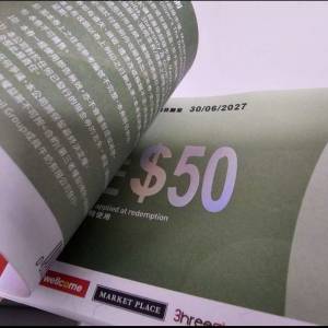 惠康$50 x100張