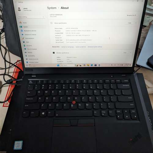 Lenovo X1 carbon - 8th i7-8550U，8GB RAM