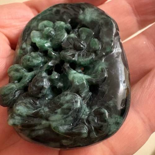 翡翠玉石A貨 喜上眉梢