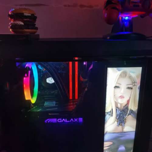 第 10 代 Intel® Core™ i7 處理器 台式水冷電競RGB 電腦主機，高配16G 記憶體，4G...