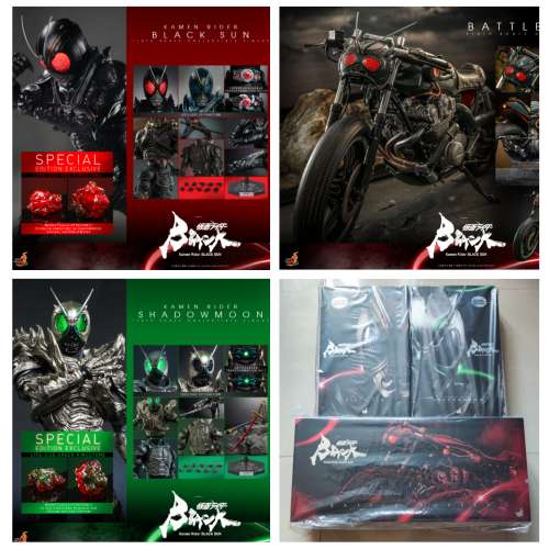 HotToys 會場限量版(小丑(植/膠髮版),黑日,影月,戰蝗號,Mark VII(著甲版)