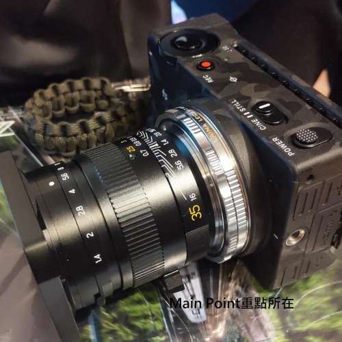 LAINA Leica M Rangefinder Lens To LEICA SL / TL Mount Adaptor With Helicoid II