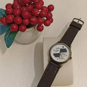 ⚡議價請移玉步⌚No Bargain #Vintage LICENSEE  W.L. CO FIDO DIDO 29mm跟品牌錶盒...