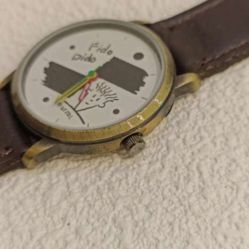 ⚡議價請移玉步⌚No Bargain #Vintage LICENSEE  W.L. CO FIDO DIDO 29mm跟品牌錶盒...