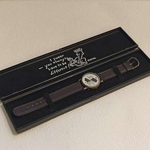 ⚡議價請移玉步⌚No Bargain #Vintage LICENSEE  W.L. CO FIDO DIDO 29mm跟品牌錶盒...