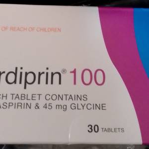 Cardiprin（阿司匹林）100 毫克片剂 30 片, 到期日2025年6月