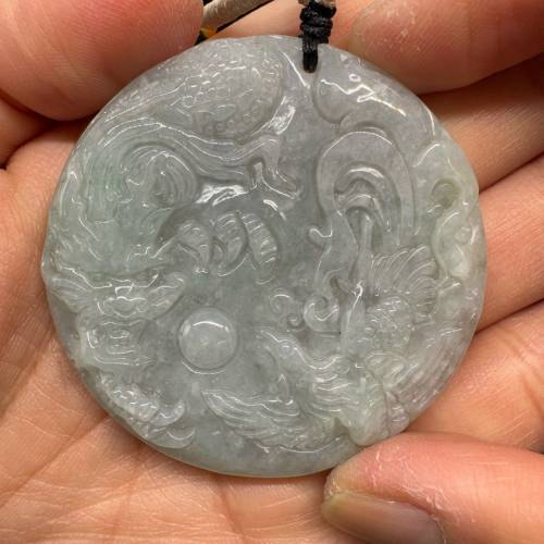 No.252 翡翠龍鳳牌