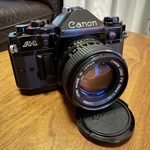 Canon A1 film camera FD 50mm F1.4