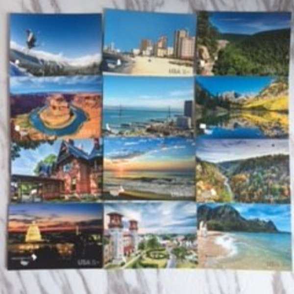 USA postcards
