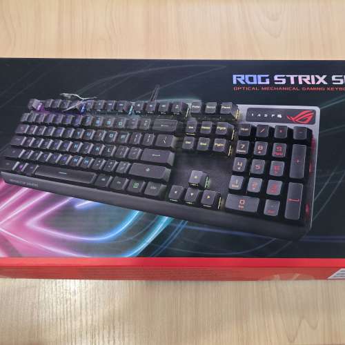 ASUS ROG STRIX SCOPE RX keyboard with ROG RX RED Switch