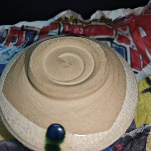 日本昭和中期織部燒茶碗(新年大特價)