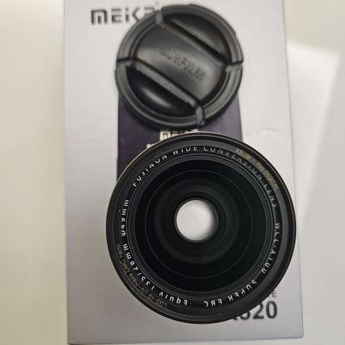 Fujifilm wcl-x100 wide conversion lens 銀色 有前後蓋 x100t x100f x100v