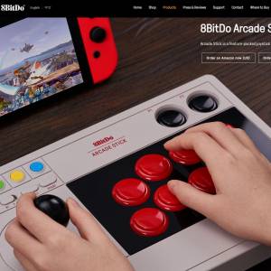 8Bitdo 八位堂 Switch/ PC Arcade Stick 街機大手掣 控制器 ( 只開箱試機/ 無用過/ ...