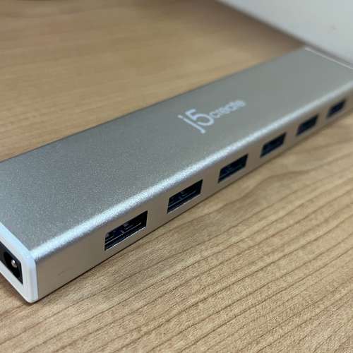 j5Create USB 集線器 JCH377 / USB Hub 有AC火牛