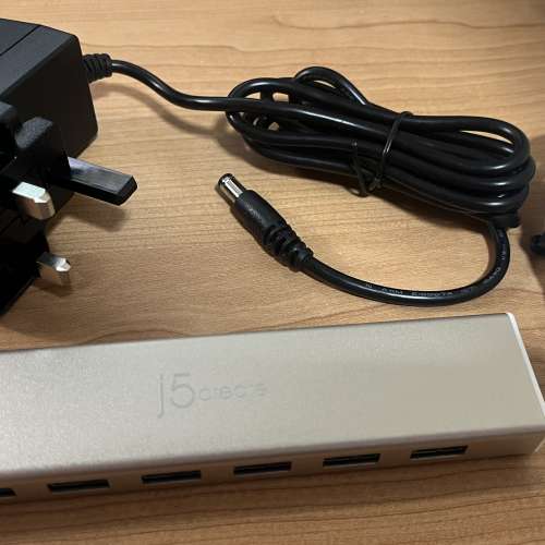 j5Create USB 集線器 JCH377 / USB Hub 有AC火牛
