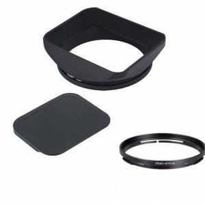 Lens Hood With B60 -67 Ring 專用方形遮光罩 - Carl Zeiss Makro-Planar T* 120mm...