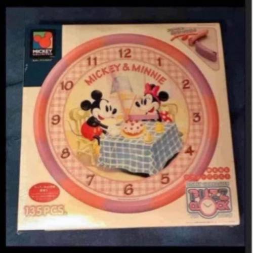 全新日本disney 砌圖鐘