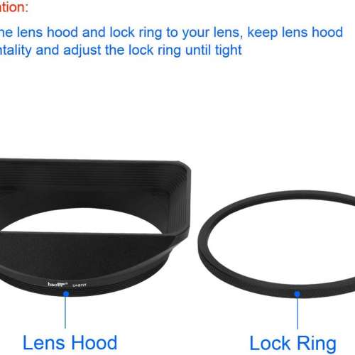 Lens Hood With Cap (專用方形遮光罩) - For Minolta AF 85mm F/1.4 G (1993)