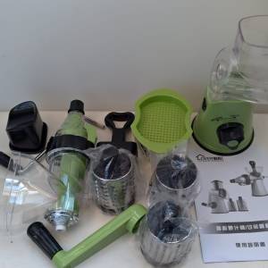 全新手搖搾汁切片切絲器