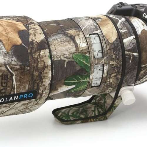 ROLANPRO Lens Coat Green Jungle Camo Rain Cover For Canon RF 70-200mm F2.8 L