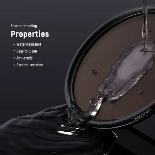 CA087 SQUARE Lens Hood With 49mm MRC ND2-ND32 Variable ND Filter For Fujifilm