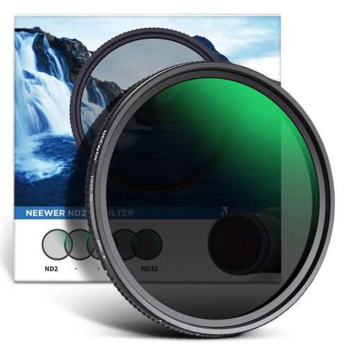 NEEWER CA086 Round Lens Hood With 49mm MRC ND2-ND32 Variable ND Filter  For X100