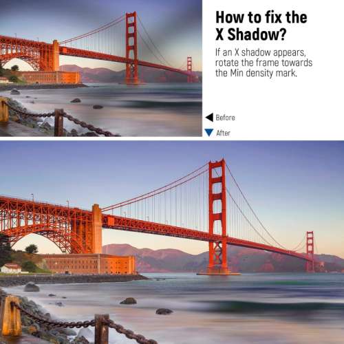 NEEWER Lens Hood With MRC ND3-ND1000 Variable ND Filter For Fujifilm X100V