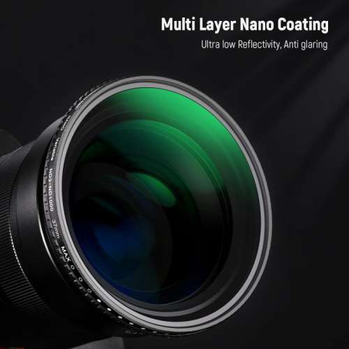 NEEWER Lens Hood With MRC ND3-ND1000 Variable ND Filter For Fujifilm X100V