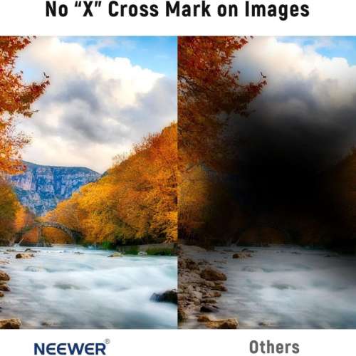 NEEWER CA086 SQUARE Lens Hood With ND8-ND128 Variable ND Filter For X100VI