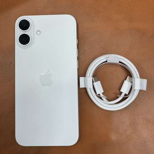 99%New iPhone 16 Plus 256GB 白色 香港行貨 蘋果保養到2025年10月15日 電池100% 有...
