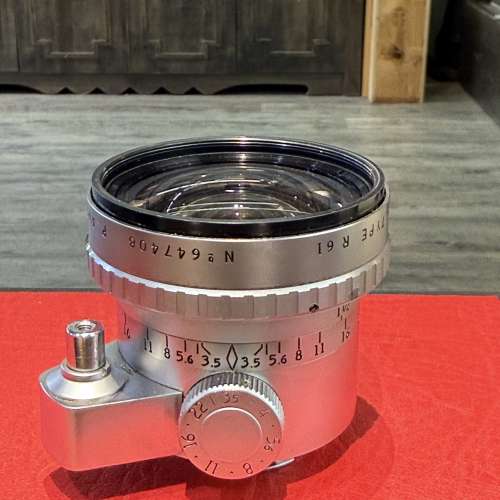 Angenieux 24mm f3.5 R61 silver lens Exakta mount