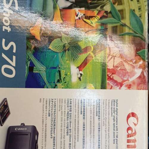 99%新Canon Powershot S70 + Toshiba 4GB MicroDrive Package