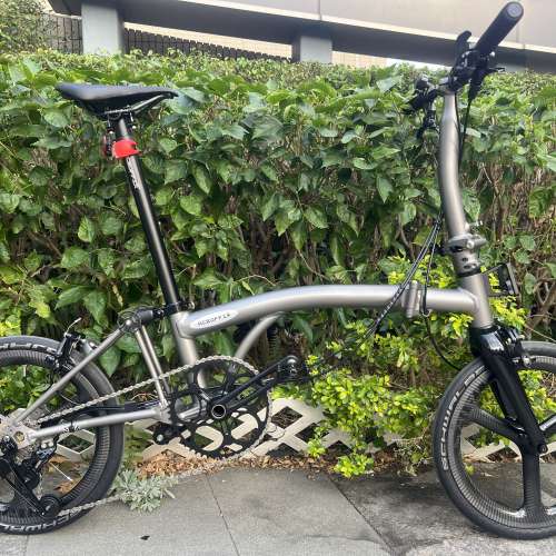 2025 最新款超輕版 ACEOFFIX C5 5速 / 7速 碳前叉鋁合金折叠車 送前後蛙燈叮叮