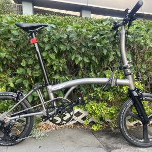 2025 最新款超輕版 ACEOFFIX C5 5速 / 7速 碳前叉鋁合金折叠車 送前後蛙燈叮叮